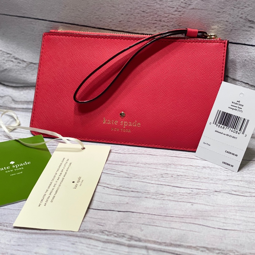 Kate Spade New York ♠️ Sunset Lane RoseGold Wallet